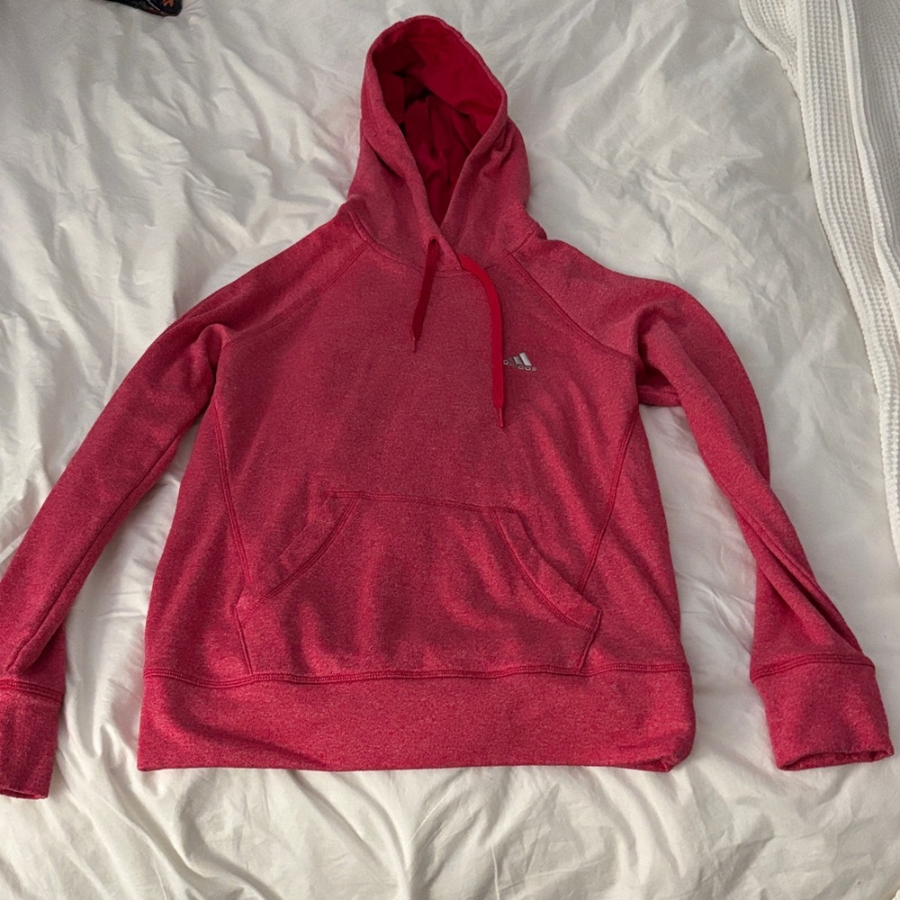 adidas Women's Pink Hoodie